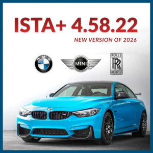 Ista+ 2026 version 4.58.22 + Installation Service, INPA+, ITOOLS, DR GINI for BMW (all software bundle)