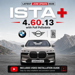 Ista+ 2026 version 4.60.13 + Installation Service, INPA+, ITOOLS, DR GINI for BMW (all software bundle)